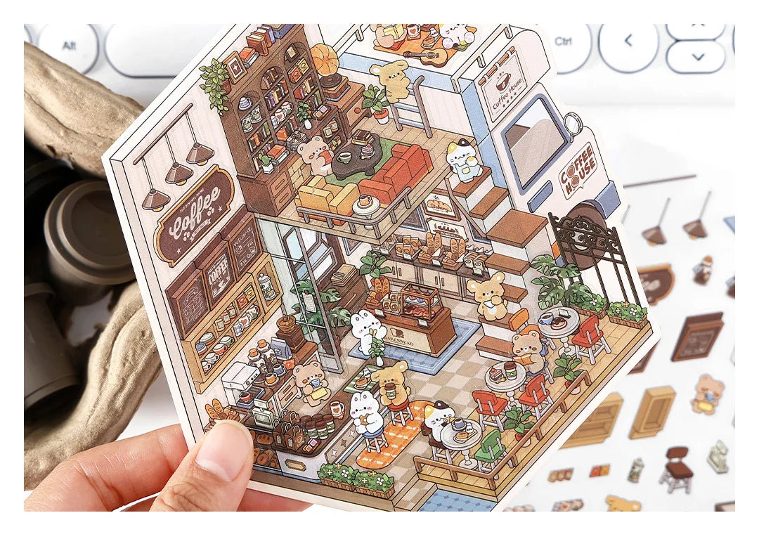 4 Scene Stickers Set – Full 4-Pack