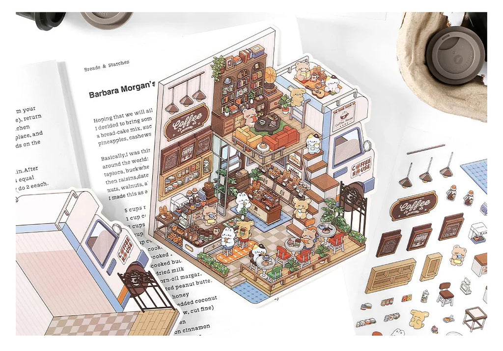 4 Scene Stickers Set – Full 4-Pack