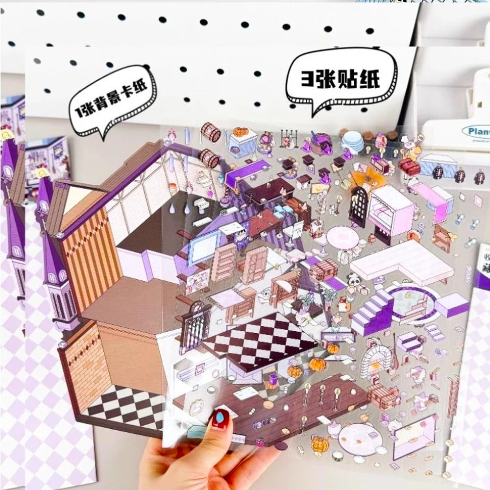 Plus Size Purple Castle Set