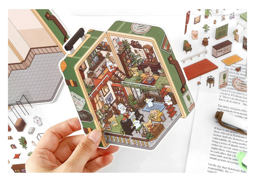 4 Scene Stickers Set – Full 4-Pack