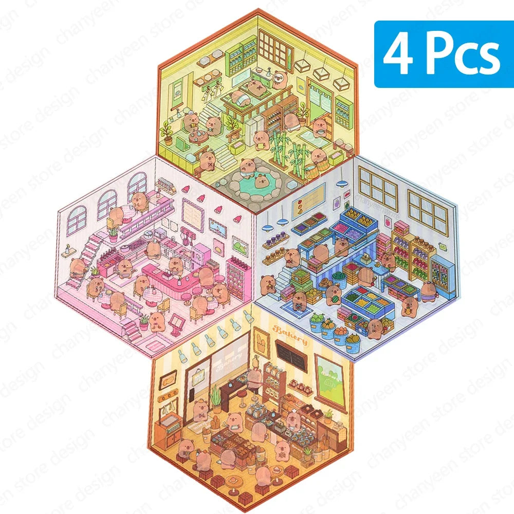 4 Pack – Bakery, Spa, Restaurant, Grocery