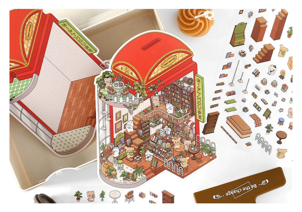 4 Scene Stickers Set – Full 4-Pack